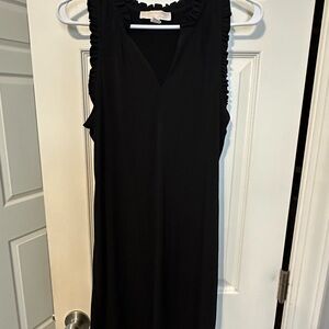 Michael Kors Black Ruffled Mini Dress